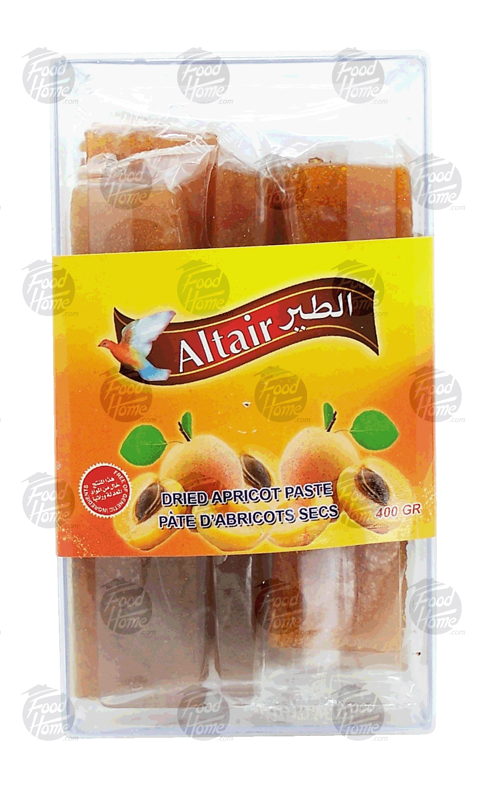 Altair  dried apricot paste candy flat sticks, individually wrapped Full-Size Picture